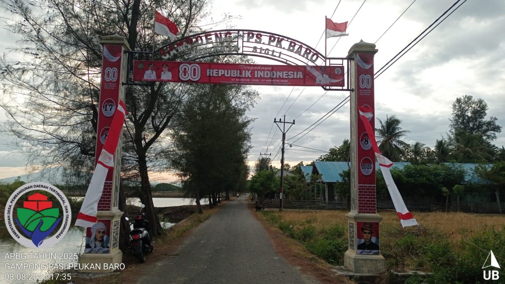 Gapura Gampong Pasi Peukan Baro